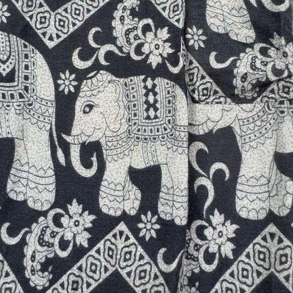 The Elephant Pants Elephant Print Boho Hippie Lightweight Pants Women's Size M - Picture 9 of 9